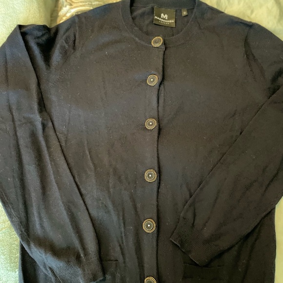 Madderson London navy cardigan EUC - Picture 6 of 12